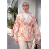 Çiçek Desenli Kimono