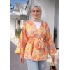 Çiçek Desenli Kimono