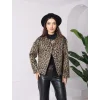 Leopar Kaşe Ceket
