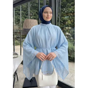 Büzgülü Reglan Kol Tunik