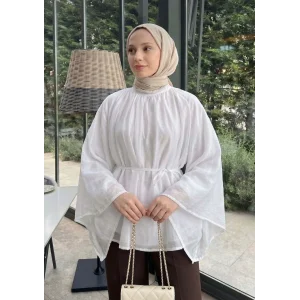 Büzgülü Reglan Kol Tunik