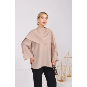 Pelerin Detaylı Tunik