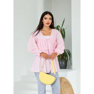 Ön Büzgülü Kimono Tunik