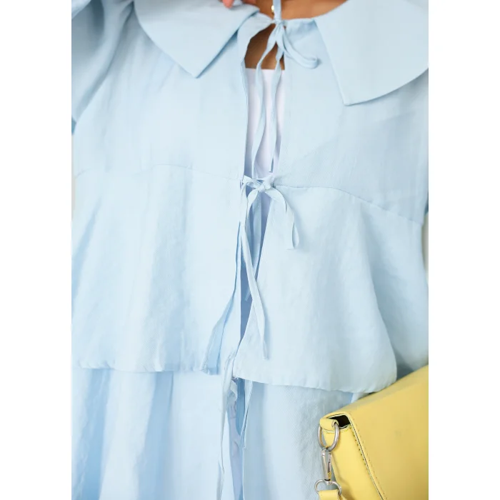 İp Bağcıklı Kat Kat Kimono