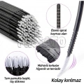 100 Adet Uzun Micro Brush Seti - Çok Amaçlı Makyaj, Kirpik Lifting, Kaş Laminasyonu, Tırnak Tasarım, Elektronik Detay Temizlik Fırçası