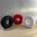 Modern Donut Form Vazo – Dekoratif Çiçek Tüpü Detaylı 4lü set