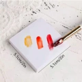 Nail-Art karıştırma kağıdı, çift taraflı, suya dayanıklı, tek kullanımlık boya karıştırma kağıdı 50 yaprak