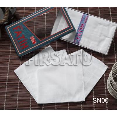 Fatih Kumaş Mendil 12li Kutulu Set 40x40cm