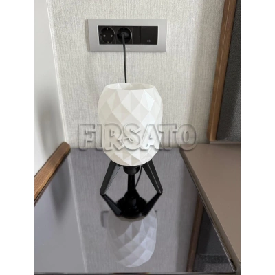 Form Işıkları Serisi - Kristal Masa Lambası