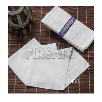 Yavuz Kumaş Mendil 12li Kutulu Set 39x39cm