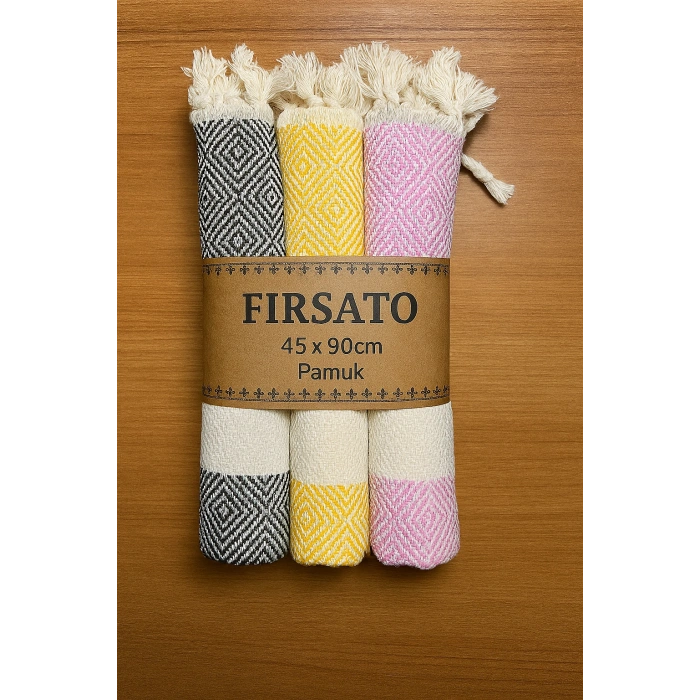 %100 Pamuk Peşkir Seti 45x90cm 10’lu Asorti Renkli Havlu Hızlı Kuruyan El-Baş Havlusu