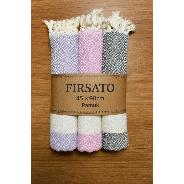 %100 Pamuk Peşkir Seti 45x90cm 10’lu Asorti Renkli Havlu Hızlı Kuruyan El-Baş Havlusu