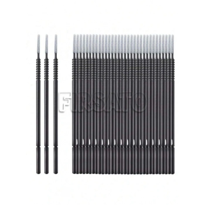 100 Adet Uzun Micro Brush Seti - Çok Amaçlı Makyaj, Kirpik Lifting, Kaş Laminasyonu, Tırnak Tasarım, Elektronik Detay Temizlik Fırçası
