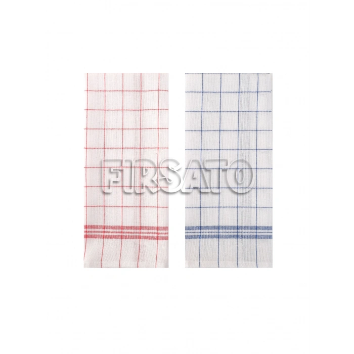 10lu Çizgili Kare Desen, 50x70cm, Alman peçetesi | Beslenme Örtüsü | Mutfak Havlusu | Kurulama Bezi
