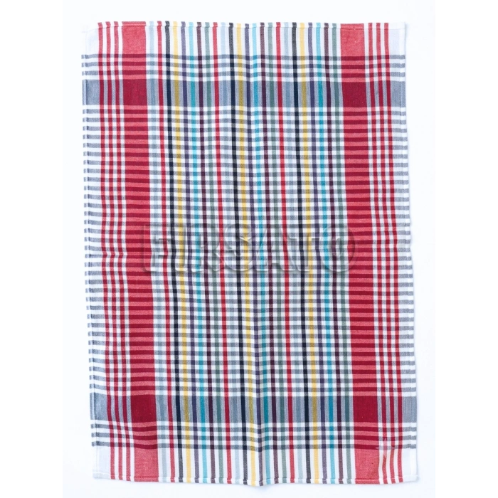 4`lü Beslenme Örtüsü Kurulama Bezi Servis Peçetesi Mutfak Havlusu Ekose desenli 45x65cm