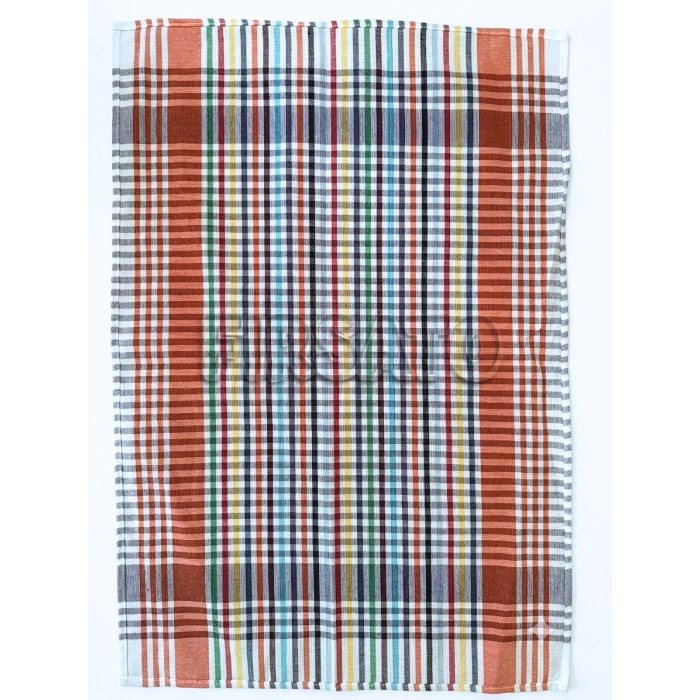 4`lü Beslenme Örtüsü Kurulama Bezi Servis Peçetesi Mutfak Havlusu Ekose desenli 45x65cm