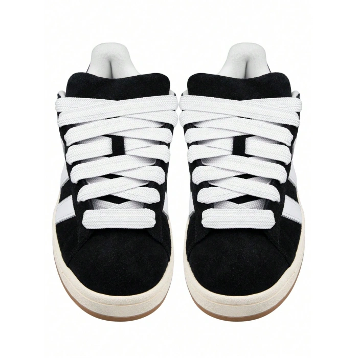 Adidas Campus Uyumlu Kalın Yassı Ayakkabı Bağcığı 15 mm En - 120 cm Sneaker Bağcık Seti