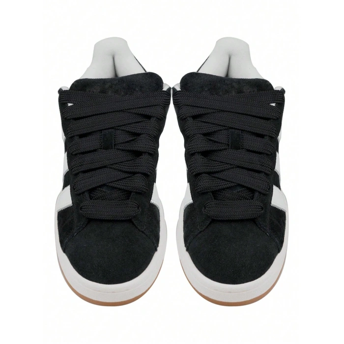 Adidas Campus Uyumlu Kalın Yassı Ayakkabı Bağcığı 15 mm En - 120 cm Sneaker Bağcık Seti