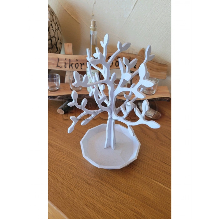 Ağaç Formlu Şık Takı Standı | Kolye, Bileklik ve Küpe Düzenleyici