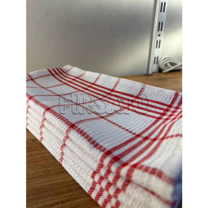 Çizgili Petek Dokulu Mutfak Havlusu| Beslenme Örtüsü | Kurulama Bezi – 50x70 cm (5’li Paket)
