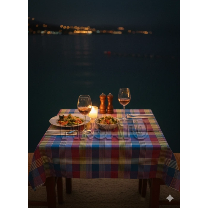 Ekose desen 100x100cm Hamur Mayalama Örtüsü | Lahmacunluk | sofra örtüsü | masa örtüsü | Çok Amaçlı örtü