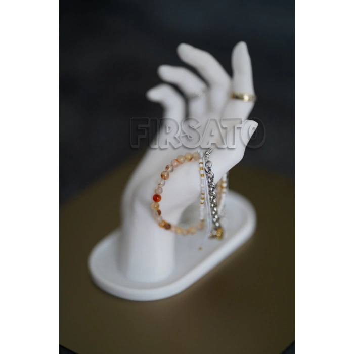 El Formlu Şık Takı Standı | Kolye, Bileklik ve Küpe Düzenleyici