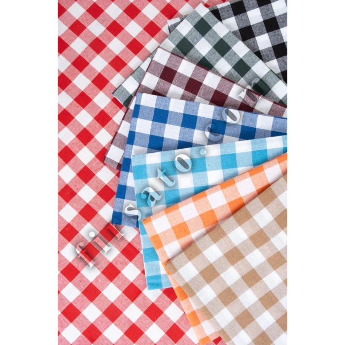 Fiber Kareli Masa Örtüsü