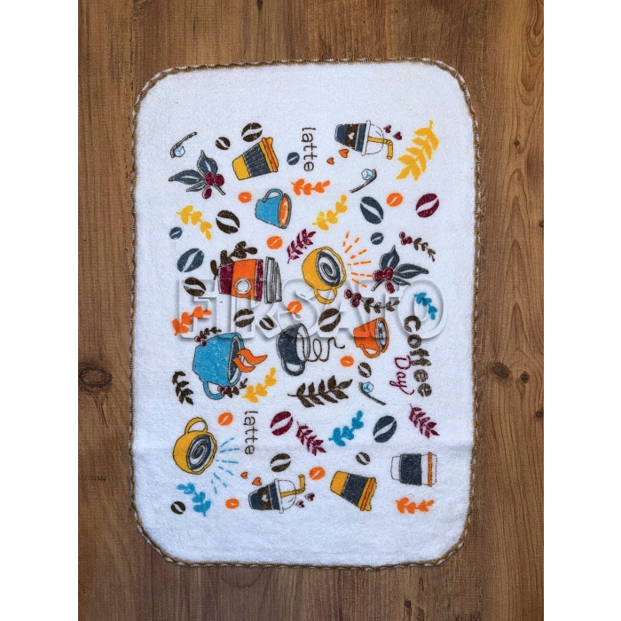 EKO Havlu Dokulu Baskı Desenli 30x50 3lü Mutfak Havlusu | Kurulama Bezi