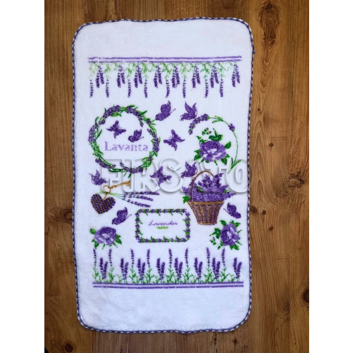 EKO Havlu Dokulu Baskı Desenli 40x70 4lü Mutfak Havlusu | Kurulama Bezi