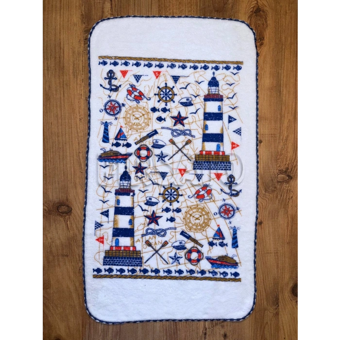 EKO Havlu Dokulu Baskı Desenli 40x60 4lü Mutfak Havlusu | Kurulama Bezi