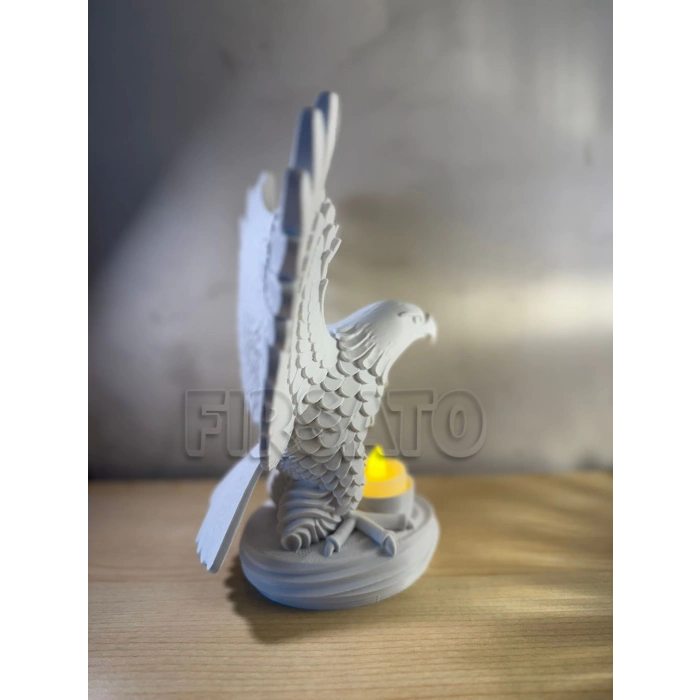 Kartal Ruh Heykeli (Beyaz)