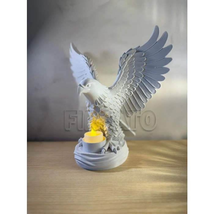 Kartal Ruh Heykeli (Beyaz)