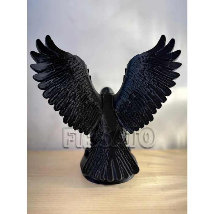 Kartal Ruh Heykeli (Siyah)