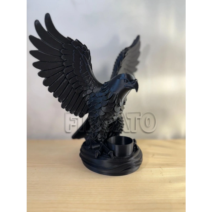 Kartal Ruh Heykeli (Siyah)