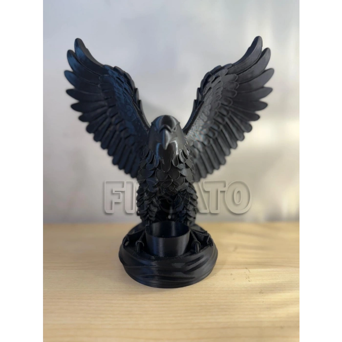 Kartal Ruh Heykeli (Siyah)