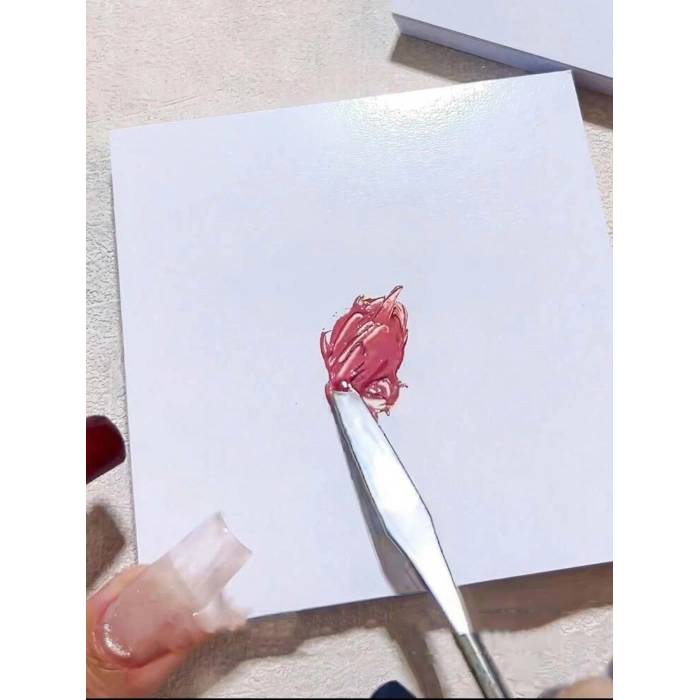Nail-Art karıştırma kağıdı, çift taraflı, suya dayanıklı, tek kullanımlık boya karıştırma kağıdı 50 yaprak
