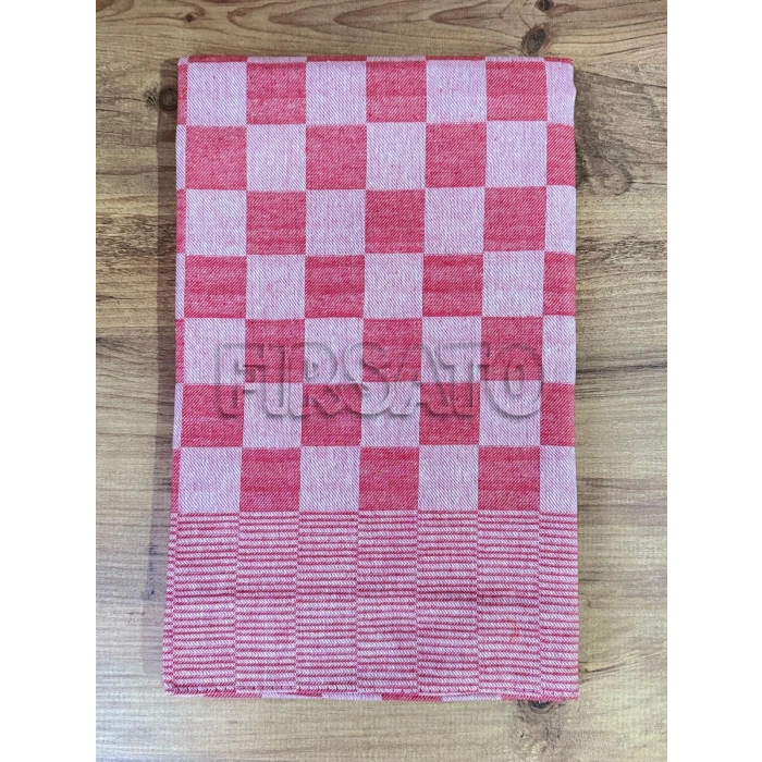 Potihome Damalı Kenar Bordürlü Masa Örtüsü 140x140 cm Sofra Bezi, Piknik Örtüsü