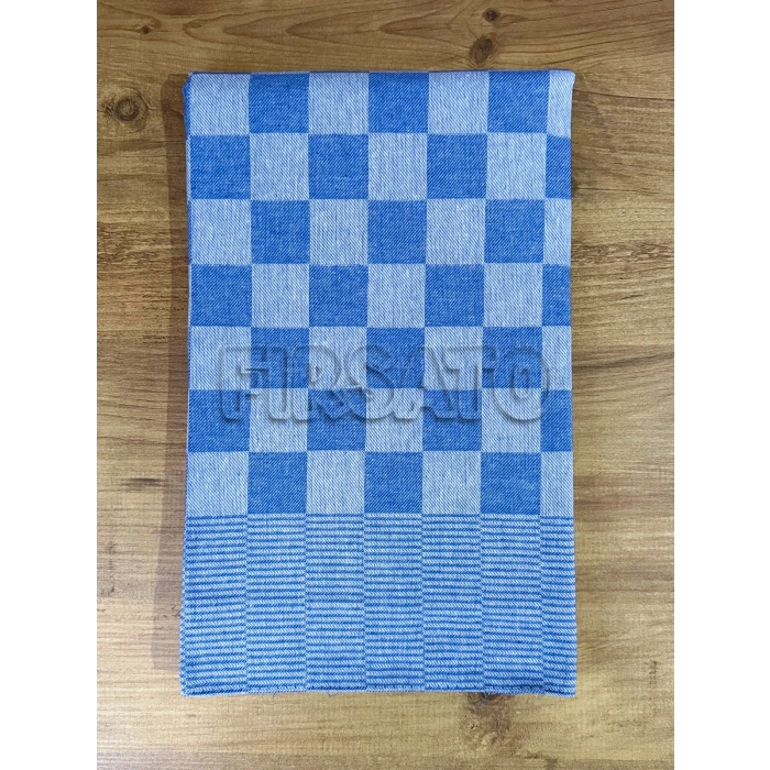 Potihome Damalı Kenar Bordürlü Masa Örtüsü 140x140 cm Sofra Bezi, Piknik Örtüsü