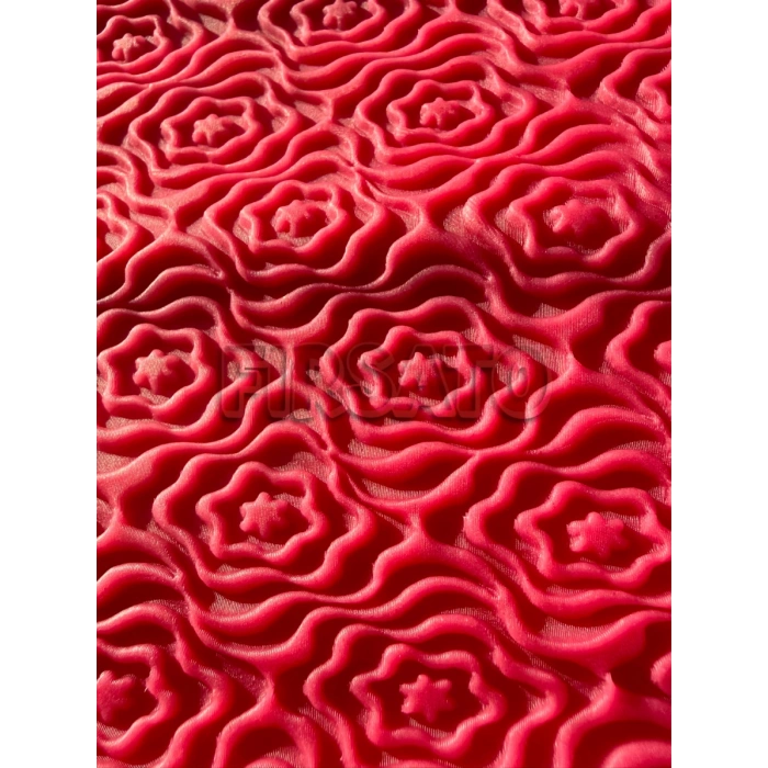 Seramik ve Pastacılık Desenli Doku Rulosu | Kurabiye, Seramik & Kil Şekillendirme Aparatı (10cm)