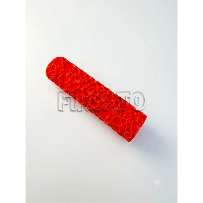 Seramik ve Pastacılık Desenli Doku Rulosu | Kurabiye, Seramik & Kil Şekillendirme Aparatı (10cm)