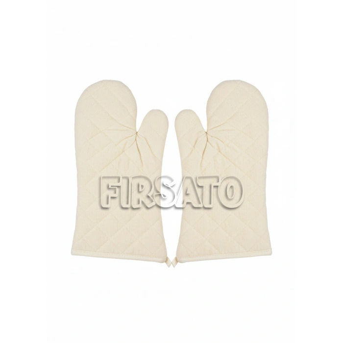 Termo Yanmaz Ve Isıya Dayanıklı Fırın Eldiveni 18 x 37 cm 2 Li Eldiven