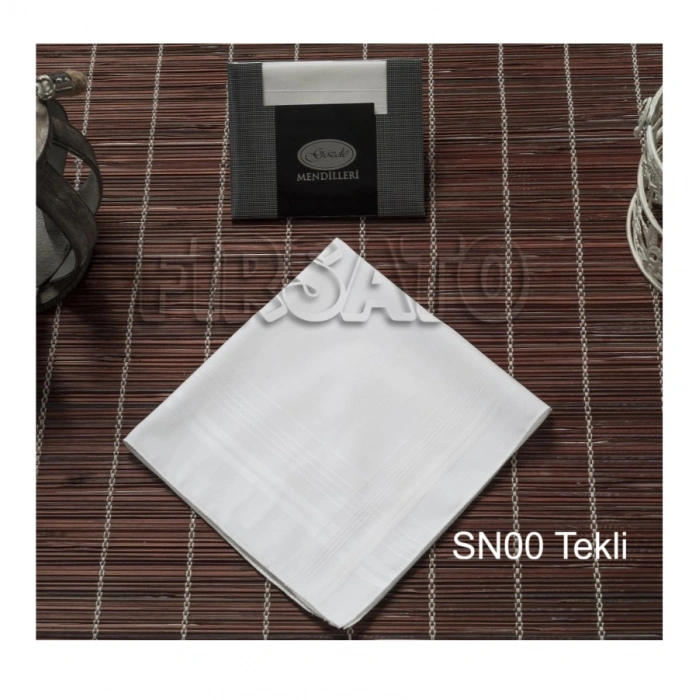 Yavuz Kumaş Mendil 12li Kutulu Set 39x39cm