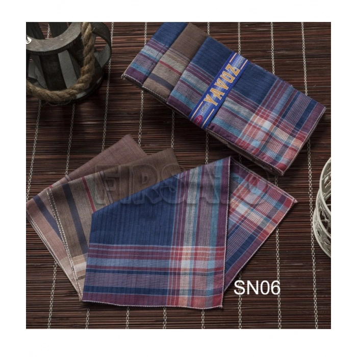 Yavuz Kumaş Mendil 12li Kutulu Set 39x39cm