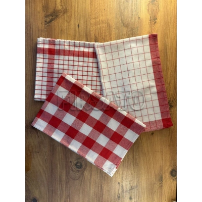 TrioKare 6’lı Mutfak Havlusu / Kurulama Bezi Seti – %85 Pamuk %15 Polyester, Oeko-Tex Sertifikalı, 45x65 cm