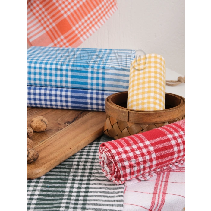 3lü Set, 50x70cm, Asorti Renkli, Pötikare Beslenme Örtüsü | Mutfak Havlusu