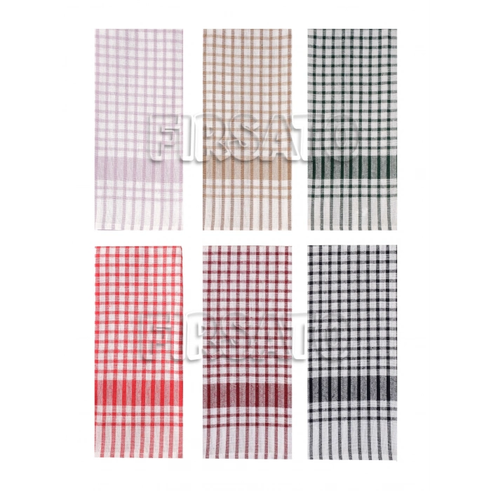 3lü Set, 50x70cm, Asorti Renkli, Pötikare Beslenme Örtüsü | Mutfak Havlusu