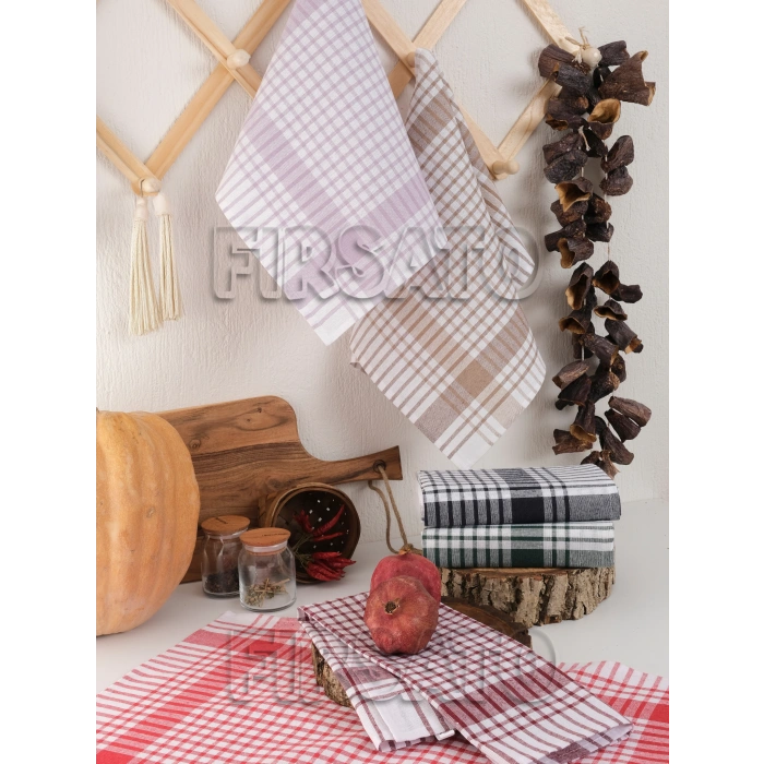 3lü Set, 50x70cm, Asorti Renkli, Pötikare Beslenme Örtüsü | Mutfak Havlusu