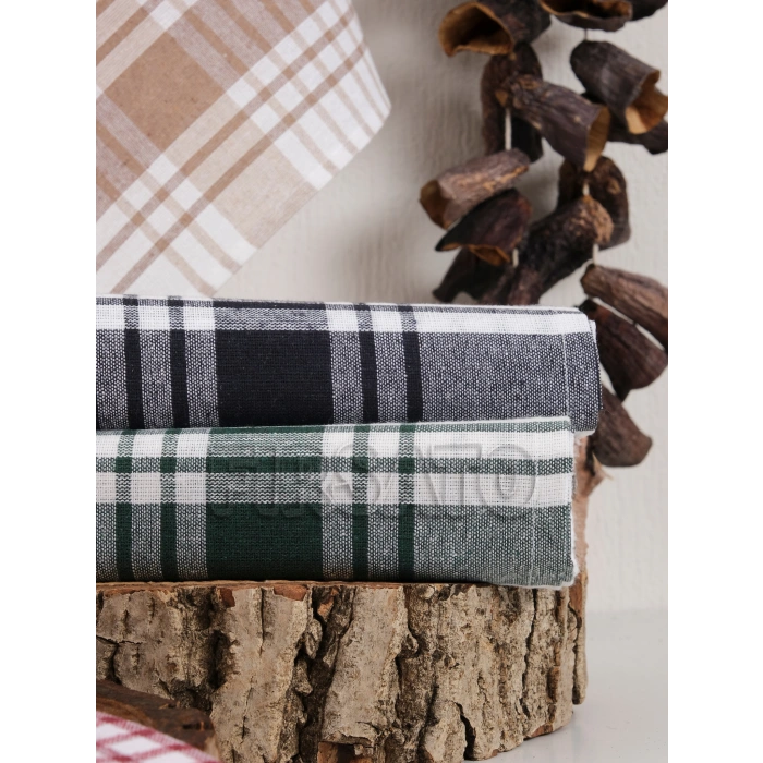 6lı Eko Set, 50x70cm, Asorti Renkli, Pötikare Beslenme Örtüsü | Mutfak Havlusu