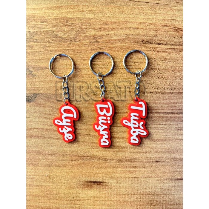 Kişiye Özel İsimli 3D Anahtarlık