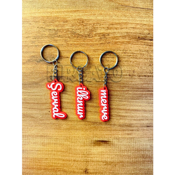 Kişiye Özel İsimli 3D Anahtarlık